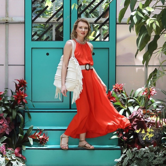 Nicole Miller maxi red dress, size S - Picture 6 of 10